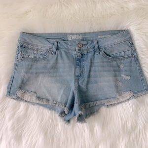 REWASH distress shorts sz 13